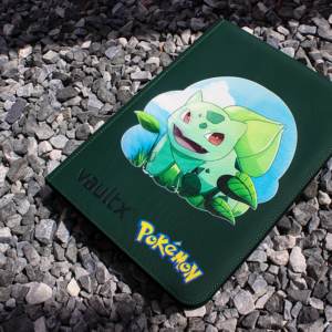 Vault X 9 Pocket Binder - Forest Green - Bulbasaur