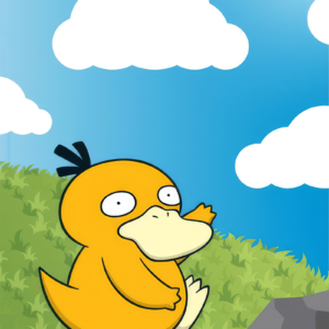 Pokémon Center Queue Psyduck